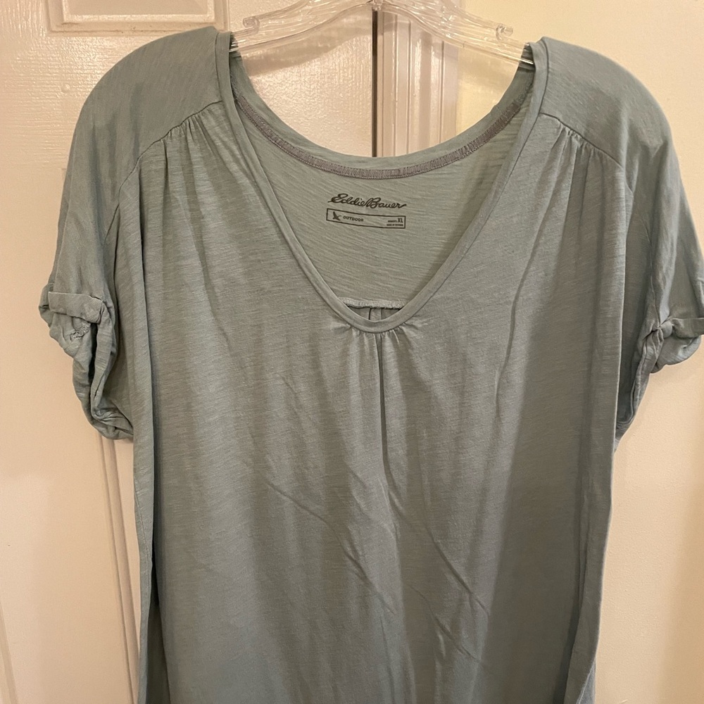Light sage green Eddie Bauer top